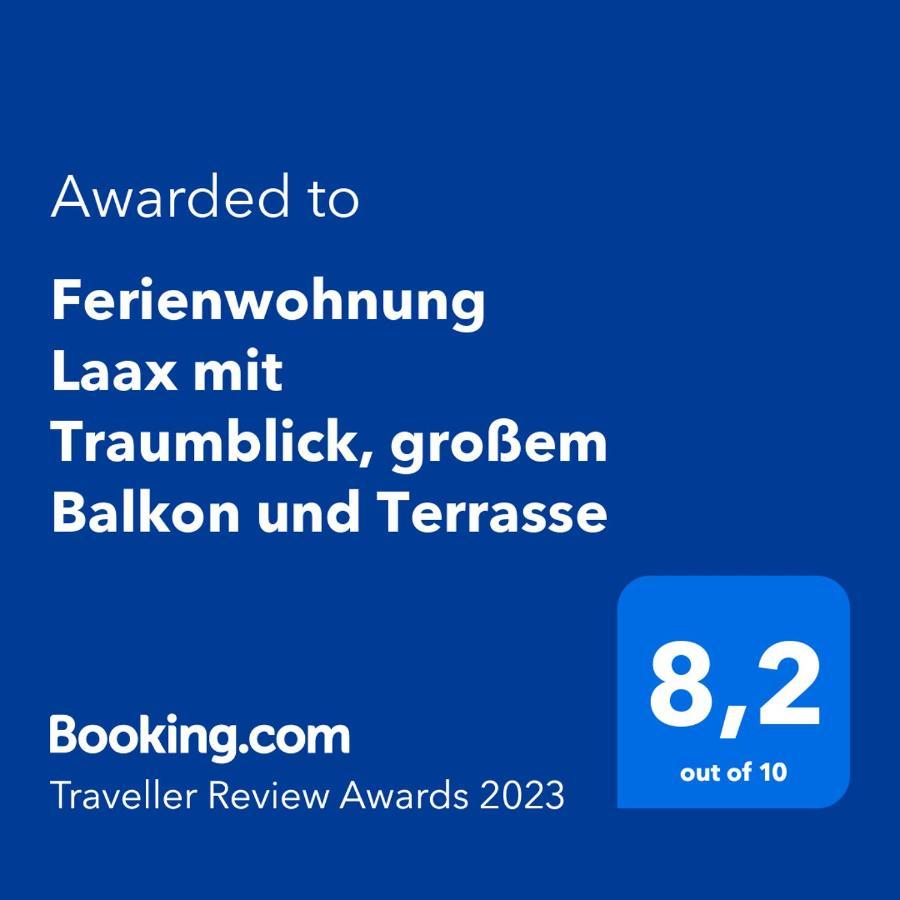 Ferienwohnung Laax Mit Traumblick, Grossem Balkon Und Terrasse Εξωτερικό φωτογραφία