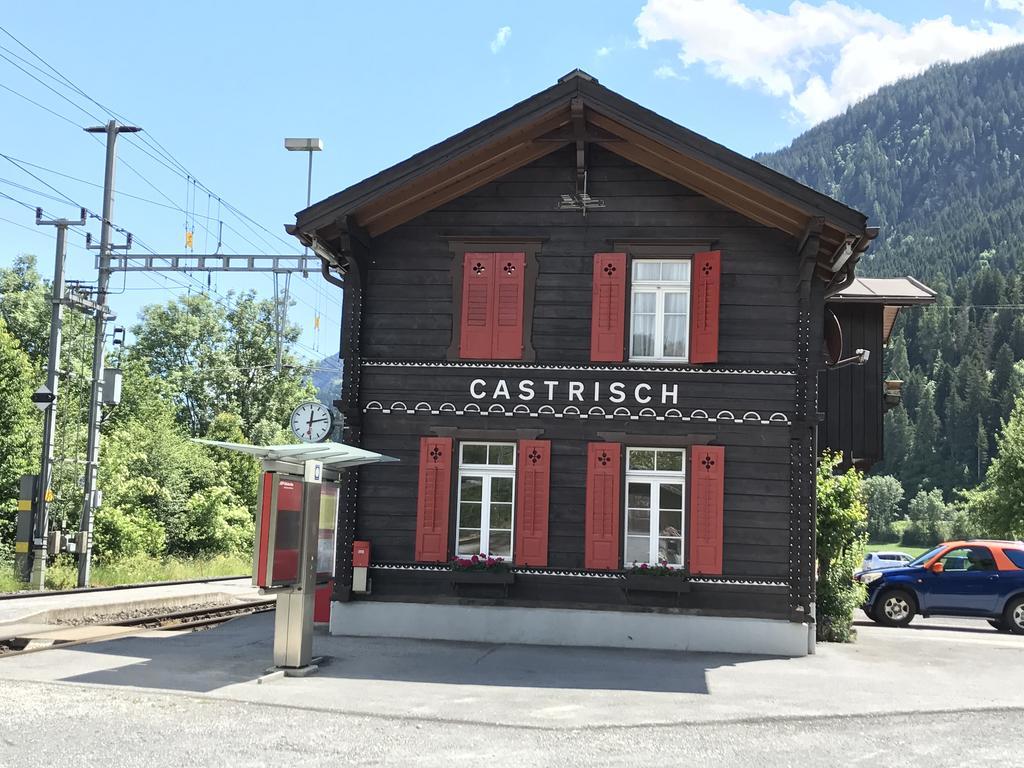 Ferienwohnung Laax Mit Traumblick, Grossem Balkon Und Terrasse Εξωτερικό φωτογραφία