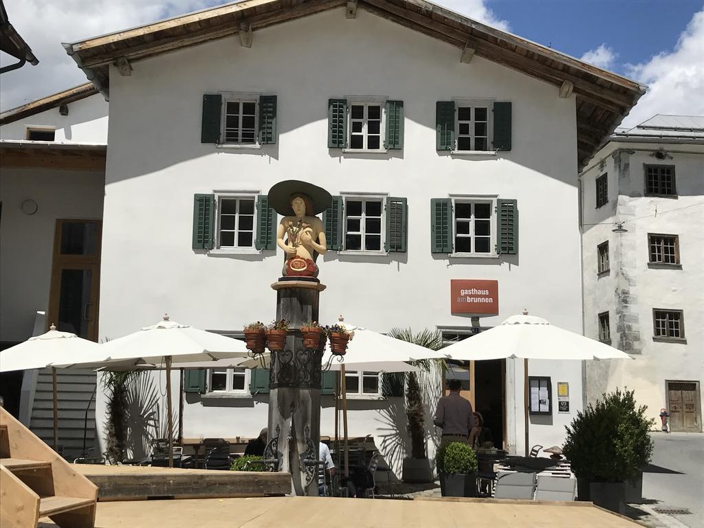 Ferienwohnung Laax Mit Traumblick, Grossem Balkon Und Terrasse Εξωτερικό φωτογραφία