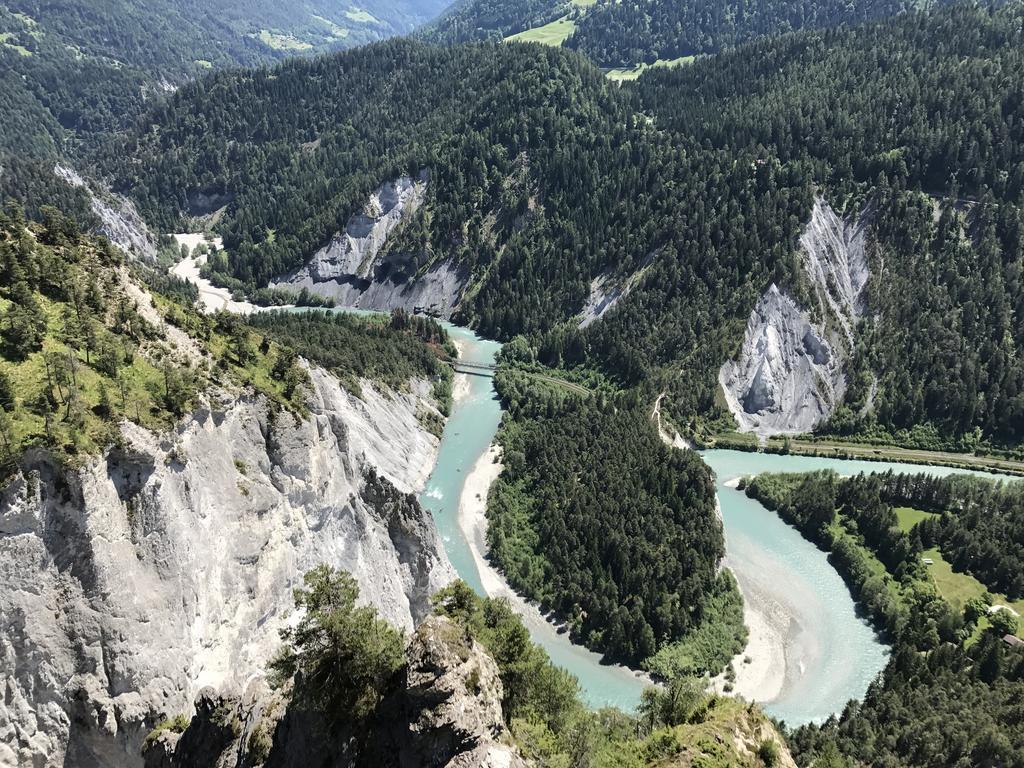 Ferienwohnung Laax Mit Traumblick, Grossem Balkon Und Terrasse Εξωτερικό φωτογραφία