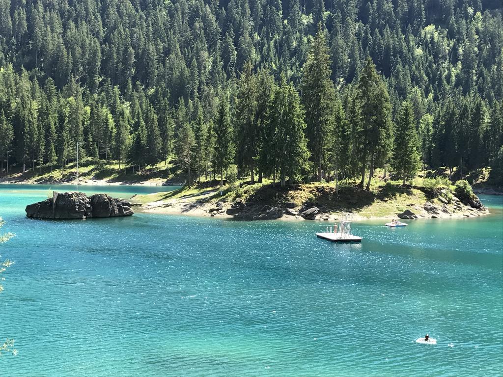 Ferienwohnung Laax Mit Traumblick, Grossem Balkon Und Terrasse Εξωτερικό φωτογραφία