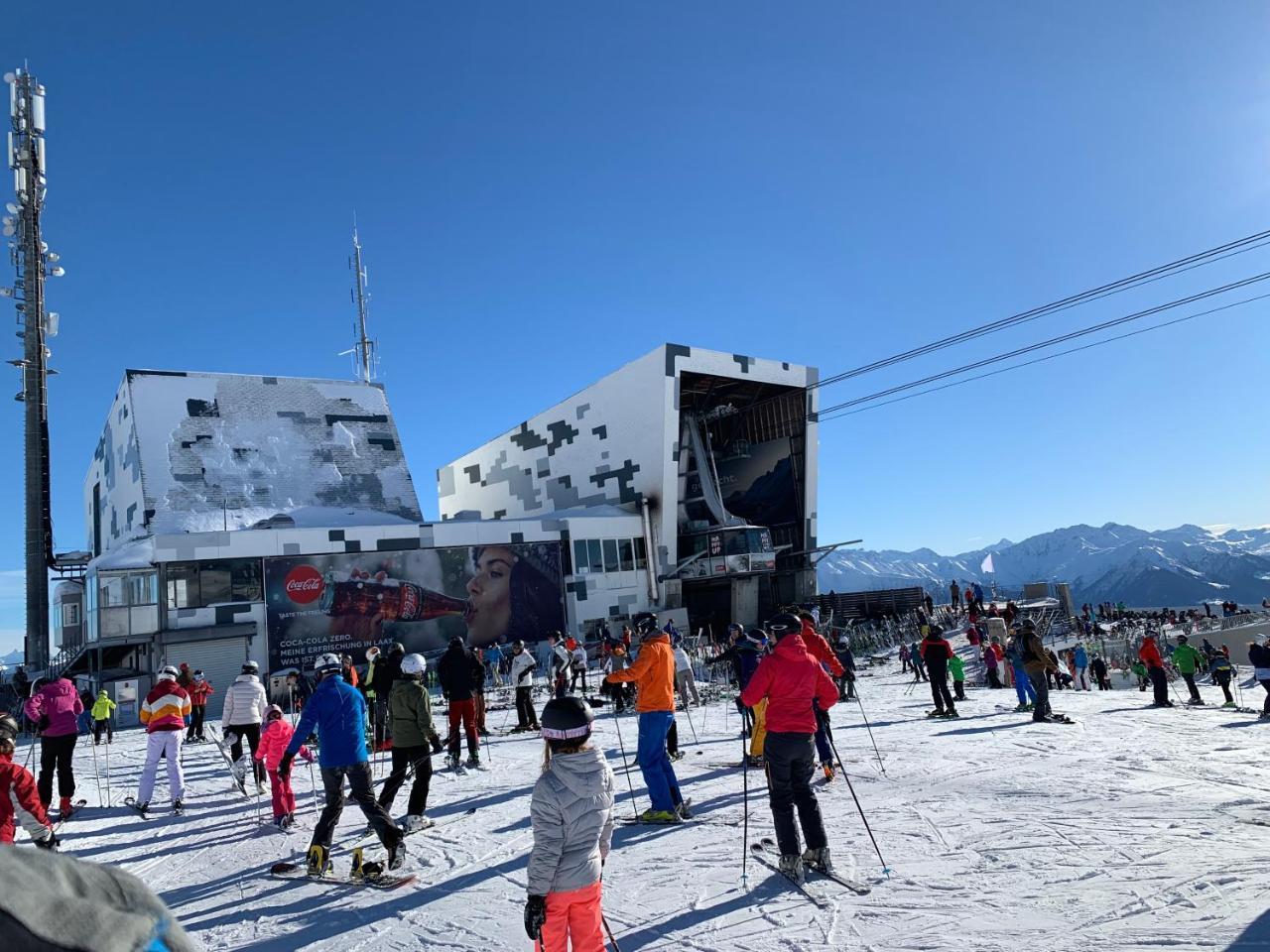 Ferienwohnung Laax Mit Traumblick, Grossem Balkon Und Terrasse Εξωτερικό φωτογραφία
