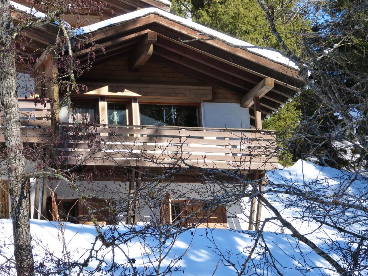 Ferienwohnung Laax Mit Traumblick, Grossem Balkon Und Terrasse Εξωτερικό φωτογραφία