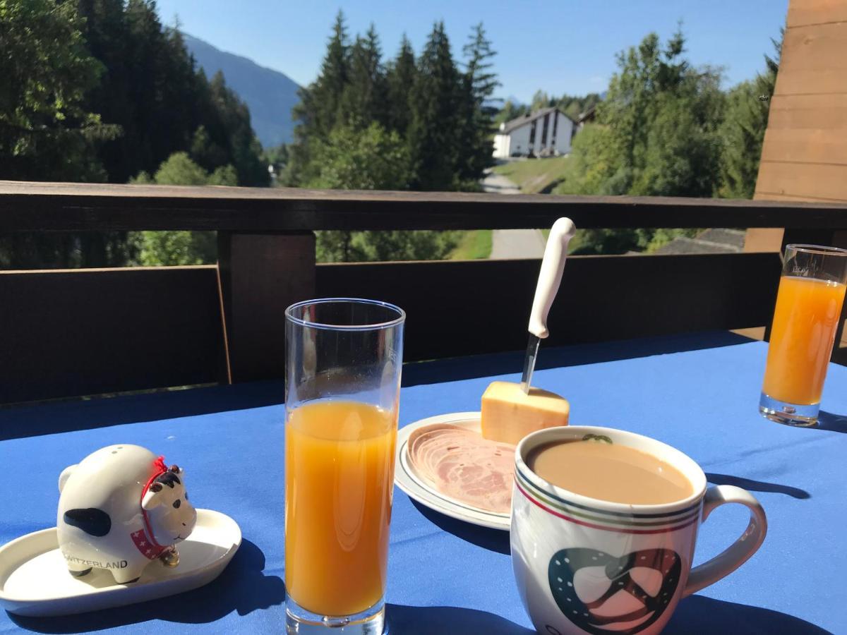 Ferienwohnung Laax Mit Traumblick, Grossem Balkon Und Terrasse Εξωτερικό φωτογραφία
