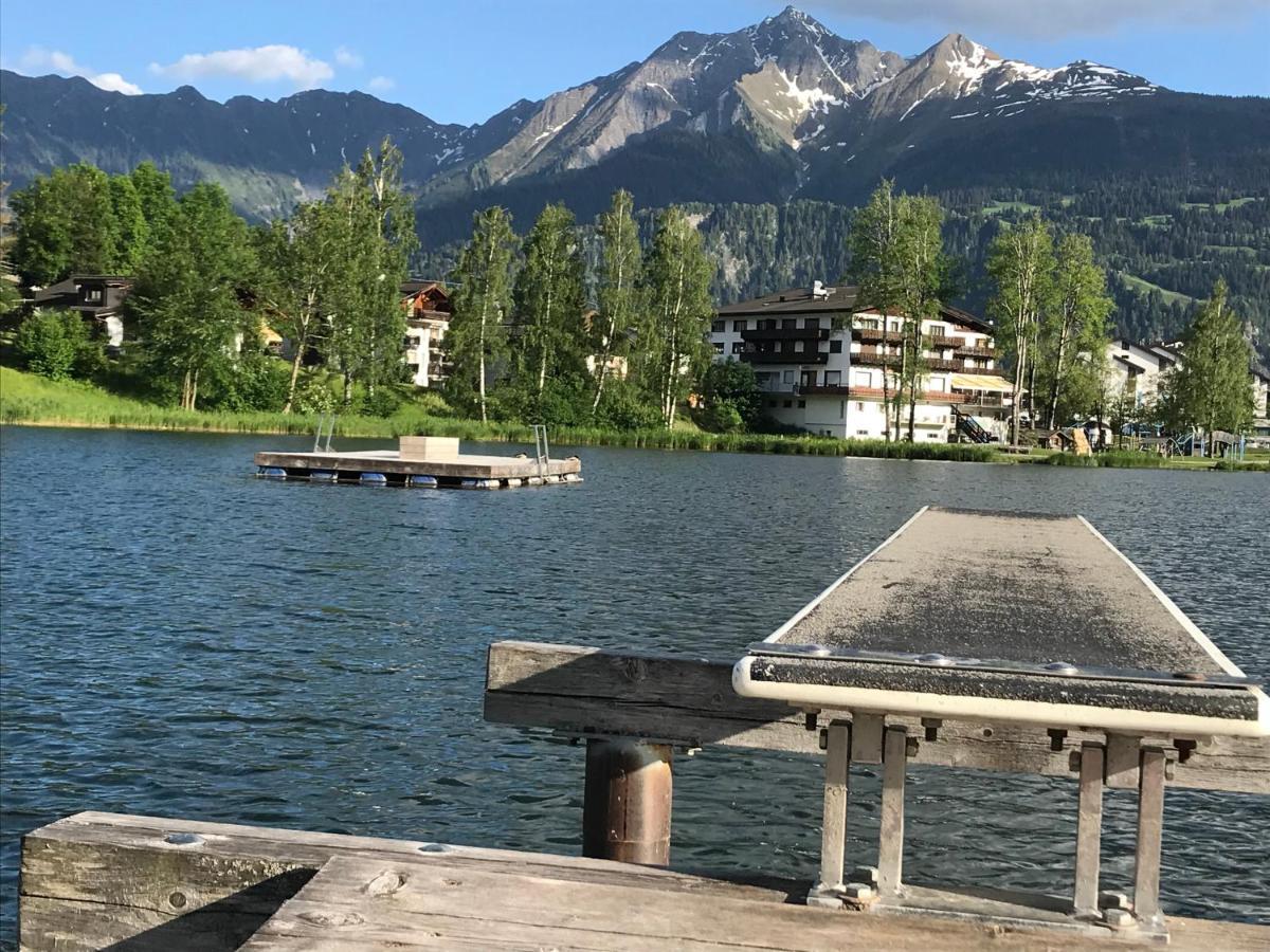 Ferienwohnung Laax Mit Traumblick, Grossem Balkon Und Terrasse Εξωτερικό φωτογραφία